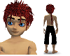(Q) vamire red ponytail