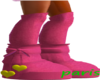 pink and yellow bearboot