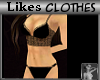 L3dW Black Underwear
