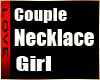 aYY-gold diamond You are my only  couple necklace For girls