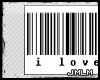 [JM] Barcode: i Love You