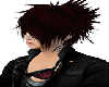 Dark Red Emo Hair