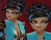 brown checkered hat