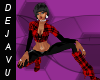 [DAY] RED BLK TOP