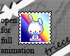 {T} bunnycake stamp