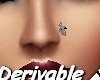 Hibiscus nose ring
