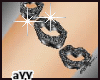 aYY- Black Lips Armband