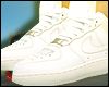 V. White Forces Low Tops