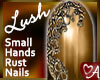 Lush Filigree Nails Rust