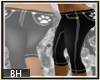 -CT BH Paw BLack Capris