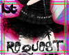 ^BT^ Black Pleazer Skirt