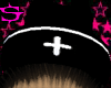 |S| Black nurse hat