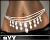 aYY-Diva BellyChain Silver