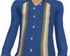 Blue Cuban w/ Stripe