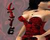 (LR) black&red dress