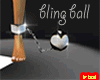 bling ball (heart)