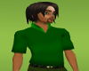 Green Collar Shirt