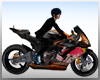 Dark Redbull Moto Bike
