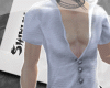 [S] White Loose Shirt