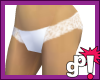 gP! Lace Tanga White