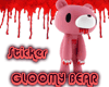 Gloomy Bear sticker