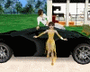 (B) Black Car Poses