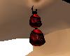 Red Black Earrings