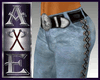 X Laced Blue Jeans