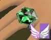 EDEN Huge emerald ring