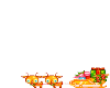 Animated Reindeer Sleigh