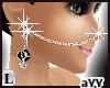 aYY-Nose Chain BlkRose L