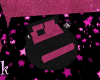 Funny Black and Pink Bed