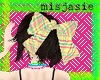 xMisJx Pastel Plaid Bow