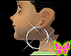 Glitter Diamond Hoops