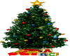 R Christmas tree sticker