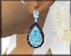 Blue Topaz and Diamonds
