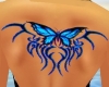 Tattoo Butterfly Blue HB