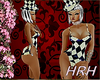 HRH Burlesque (BM) Black & White Checkers