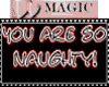 Animated naughty stamp