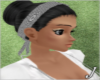 Jo|White Black Scarf