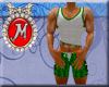 (M)Wet Green Swim Wear
