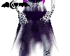 Purple flame skirt