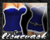 (L) Blue Velvet Dress
