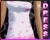 Flower Dress Pink White