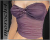 Purple strapless