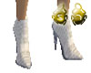 White Snake Heels Male