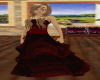 Burgundy Gown