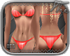 tx� Bikini } Red