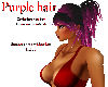 Purple hair