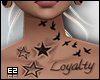 Loyalty Neck Tattoo 